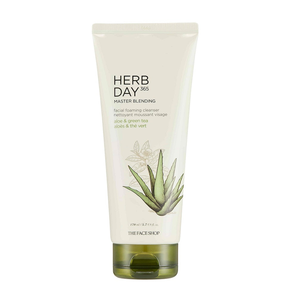 the face shop gel de limpeza herb day 170ml