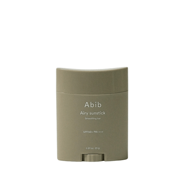 abib airy sunstick smoothing bar SPF 50+ PA++++ proteção solar leve e suave – 23g