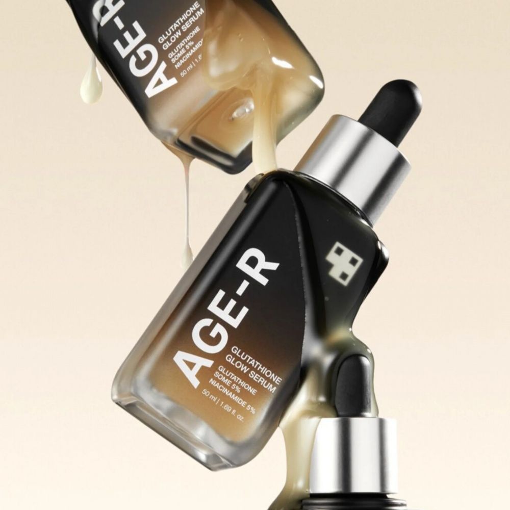 medicube sérum iluminador age-r glow com glutathione para pele radiante 30g