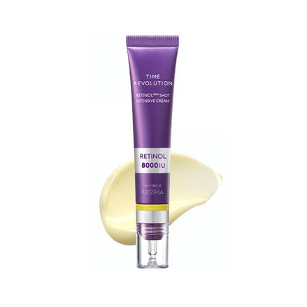 missha time revolution retinol 8000 shot intensive cream 25ml