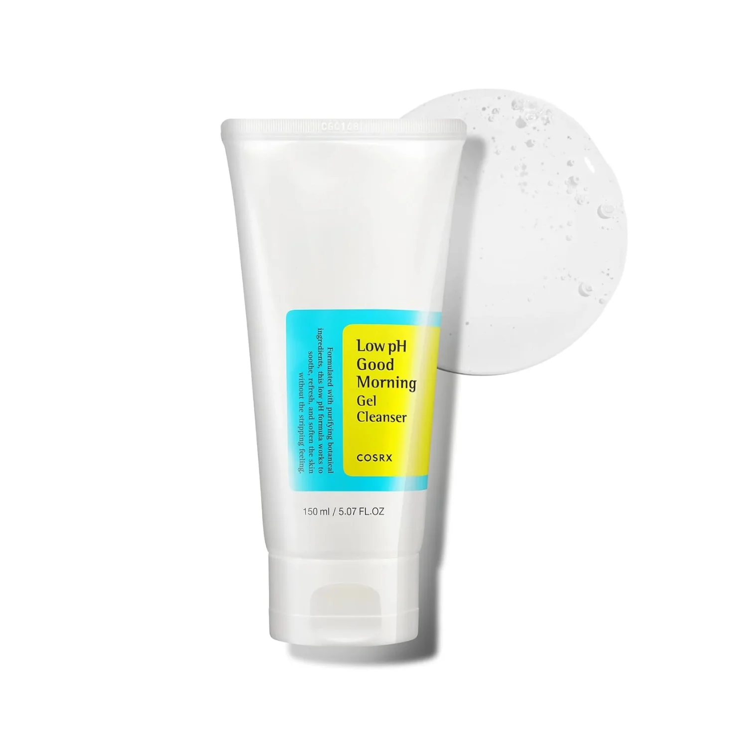 cosrx low ph good morning gel cleanser 150ml – gel de limpeza suave de manhã com pH baixo