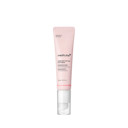 medicube pdrn pink peptide eye cream firmeza e hidratação para o contorno dos olhos – 30ml
