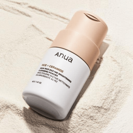 anua pó de limpeza facial rice enzyme 40g