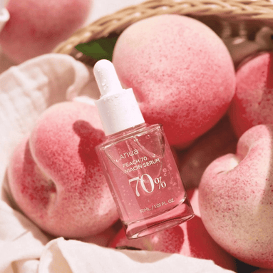 anua sérum facial hidratante pêssego e niacinamida 70% 30ml