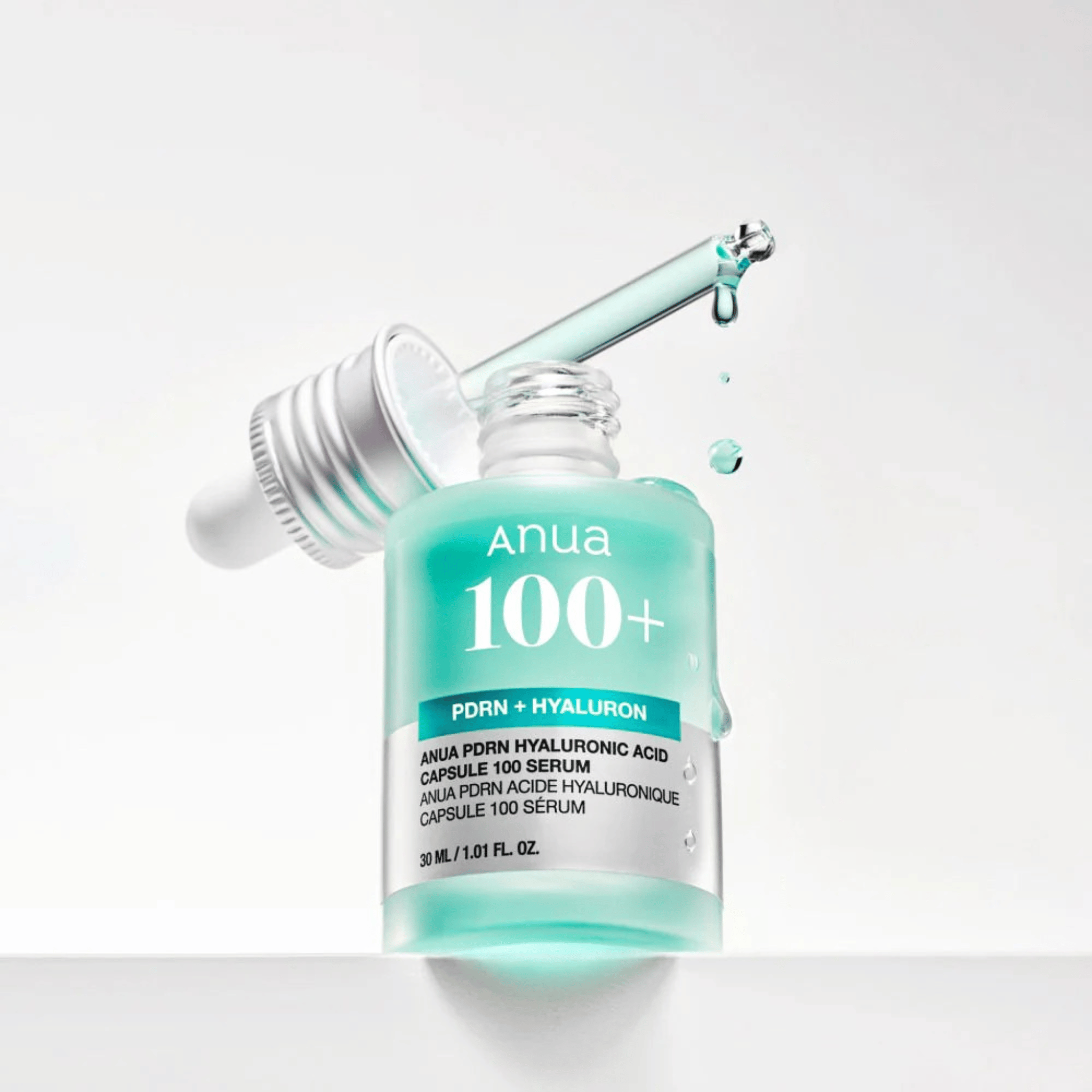 anua pdrn hyaluronic acid capsule 100 serum hidratação intensiva, firmeza e regeneração da pele – 30ml