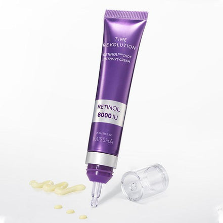 missha time revolution retinol 8000 shot intensive cream 25ml