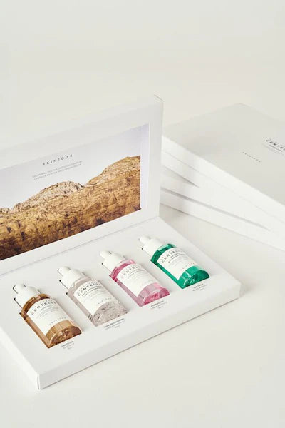 skin1004 madagascar centella ampoule kit – 4x30ml de tratamento calmante e restaurador