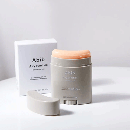 abib airy sunstick smoothing bar SPF 50+ PA++++ proteção solar leve e suave – 23g