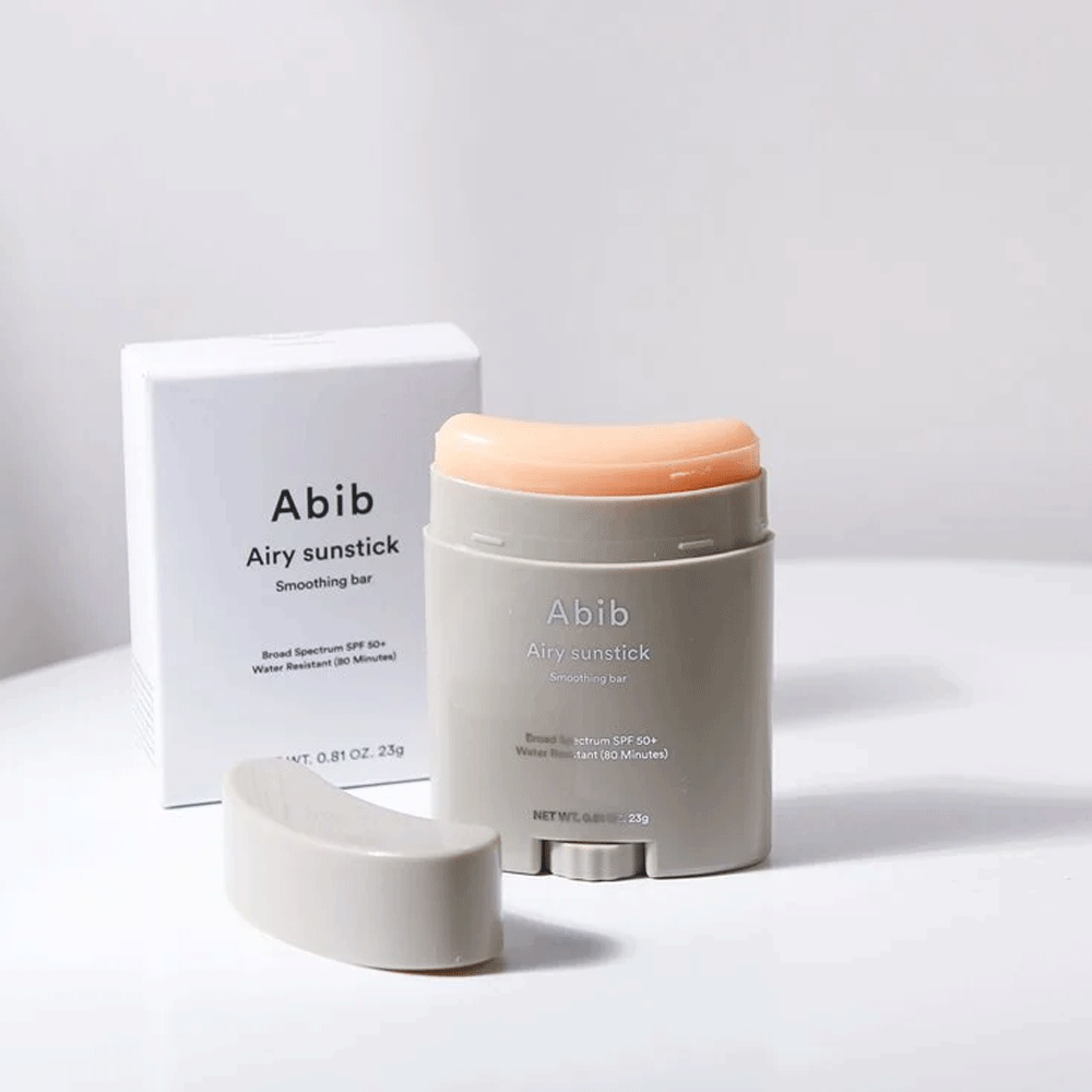 abib airy sunstick smoothing bar SPF 50+ PA++++ proteção solar leve e suave – 23g