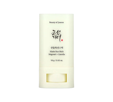 beauty of joseon matte sun stick mugwort + camelia SPF 50+ PA++++ proteção solar matificante e leve – 18g