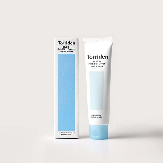 torriden dive-in protetor solar facial spf50 suave 60ml