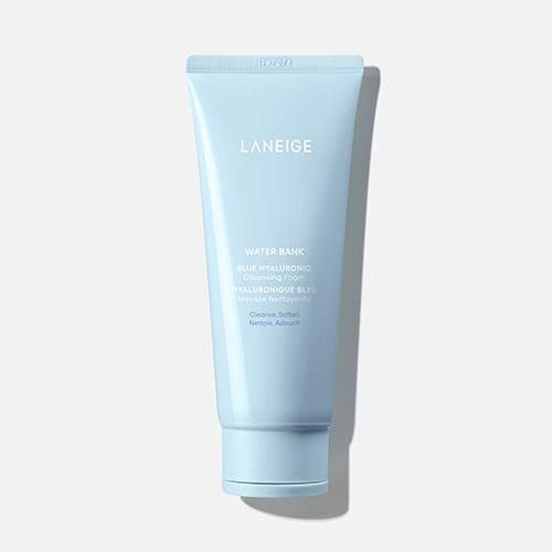 laneige water bank espuma de limpeza hidratante com ácido hialurônico 150g