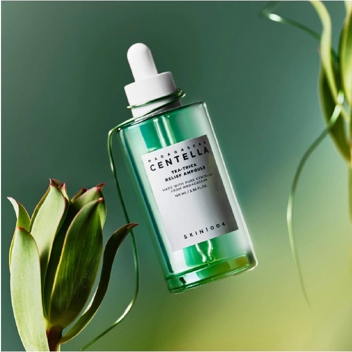 skin1004 tea-trica relief ampoule 100ml – ampoule calmante e restauradora