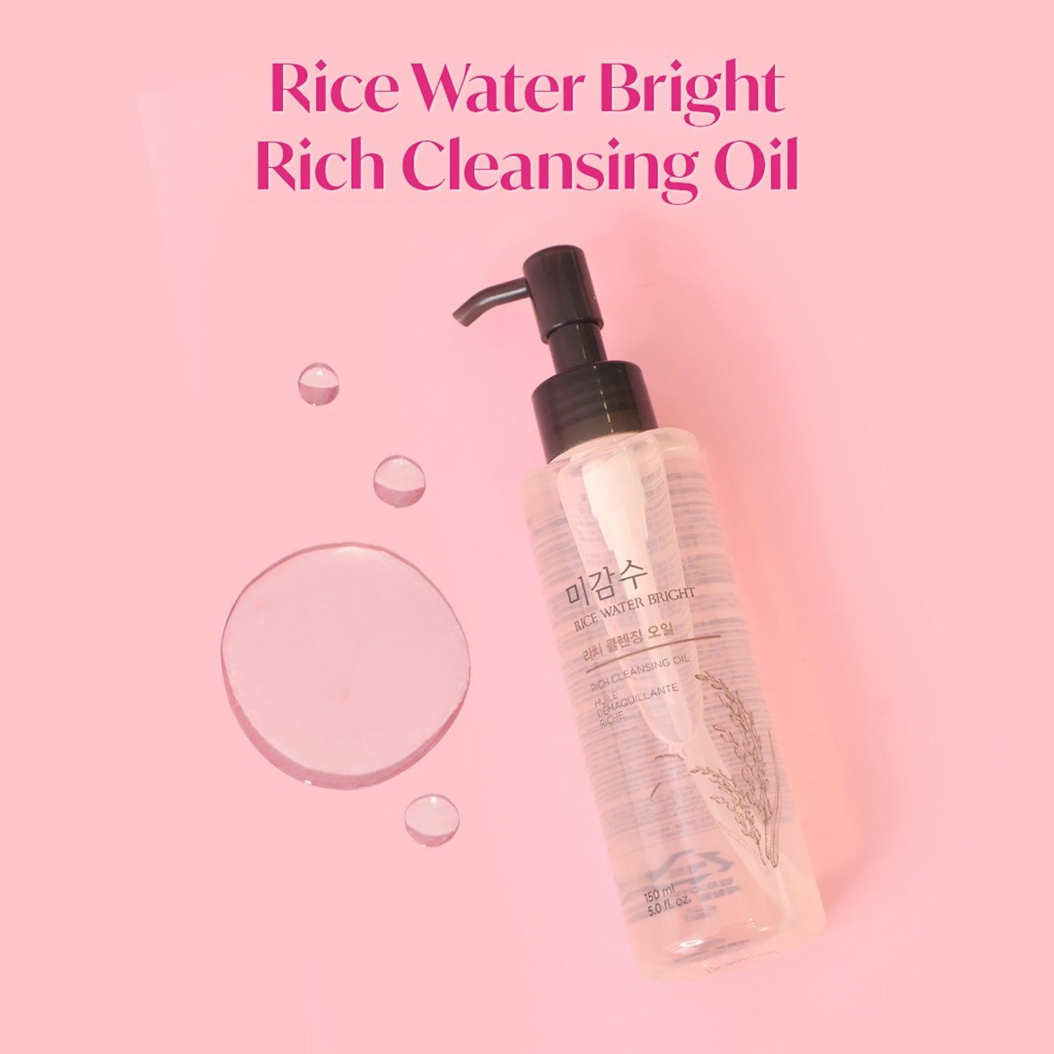 BEAUTY,CLEANSER,CLEANSING OIL,DRY SKIN,FACE,NORMAL SKIN,OIL CLEANSER,Rice Water Bright,SKIN CARE,THEFACESHOP