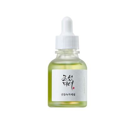 beauty of joseon sérum facial calmante hidratante green tea + panthenol 30ml