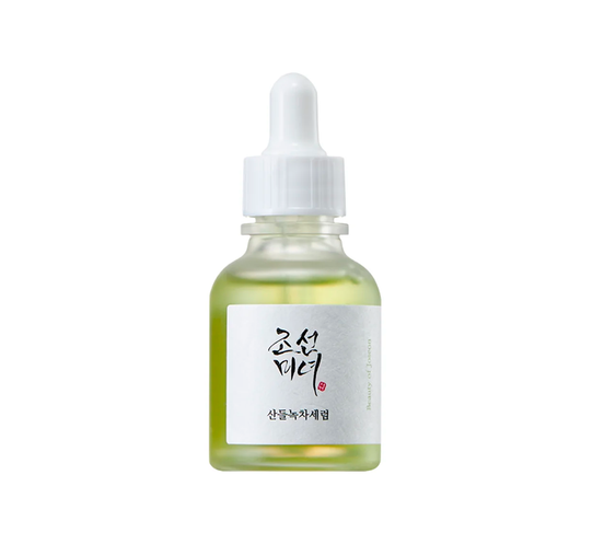 beauty of joseon sérum facial calmante hidratante green tea + panthenol 30ml