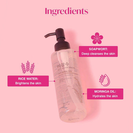 BEAUTY,CLEANSER,CLEANSING OIL,DRY SKIN,FACE,NORMAL SKIN,OIL CLEANSER,Rice Water Bright,SKIN CARE,THEFACESHOP