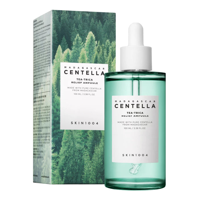 skin1004 tea-trica relief ampoule 100ml – ampoule calmante e restauradora