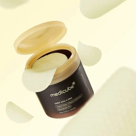 medicube deep vita c pads 70 pads – pads iluminadores com vitamina C