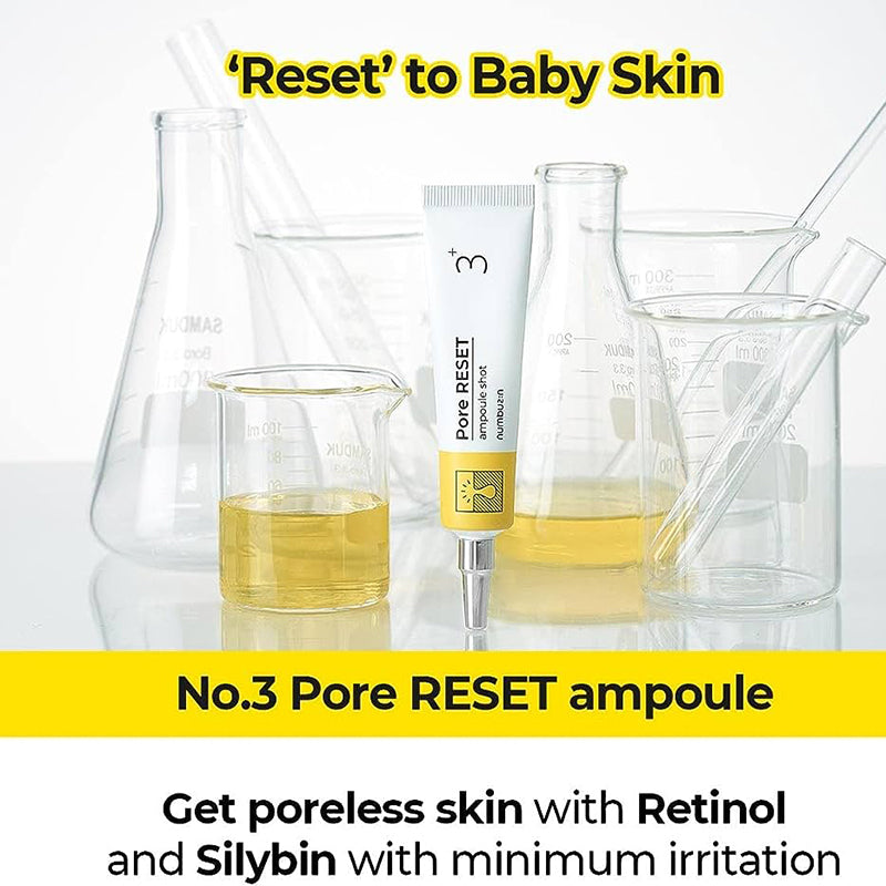 numbuzin no.3 pore reset ampoule shot 25ml
