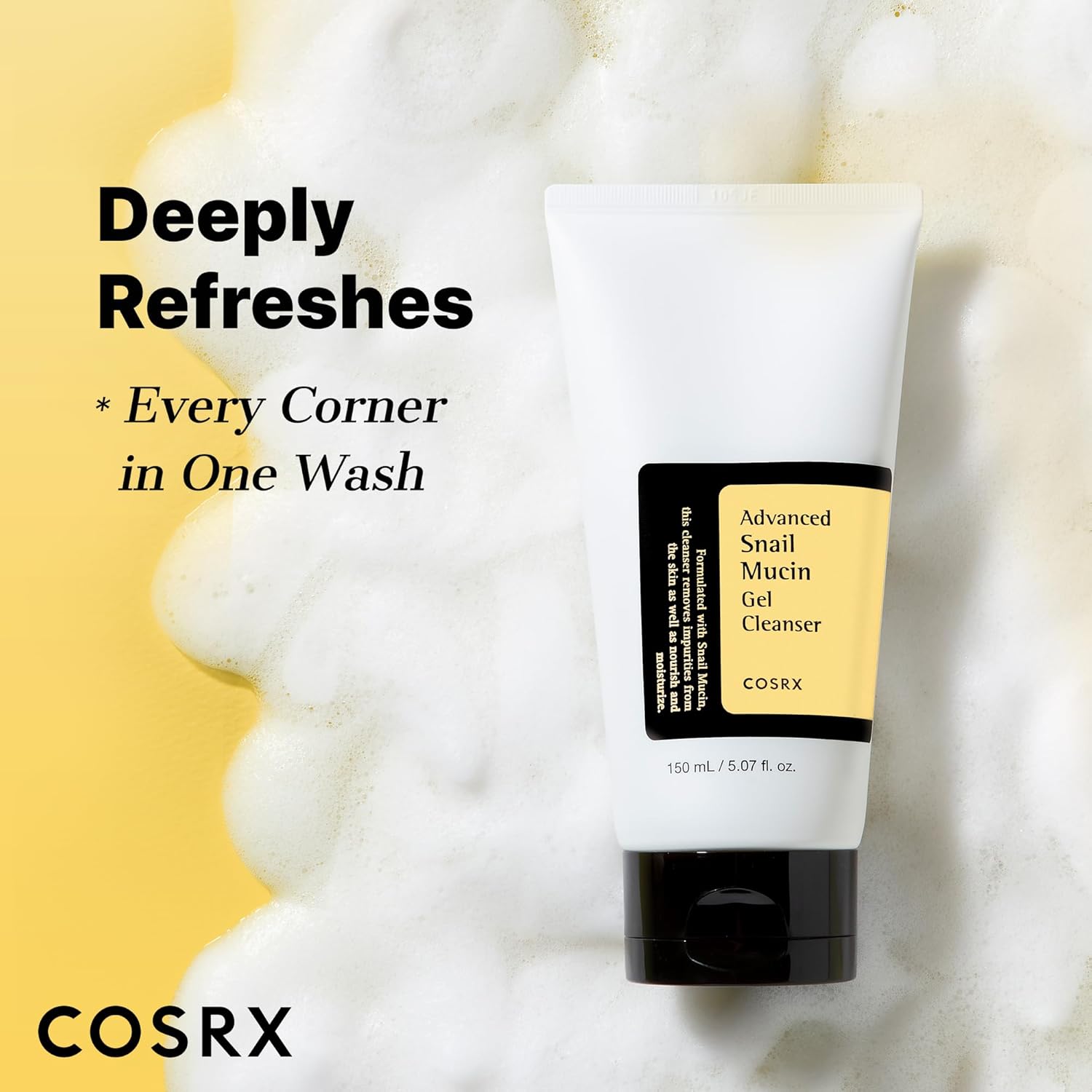 Corsrx Advanced Snail Mucin Gel Cleanser 150ml