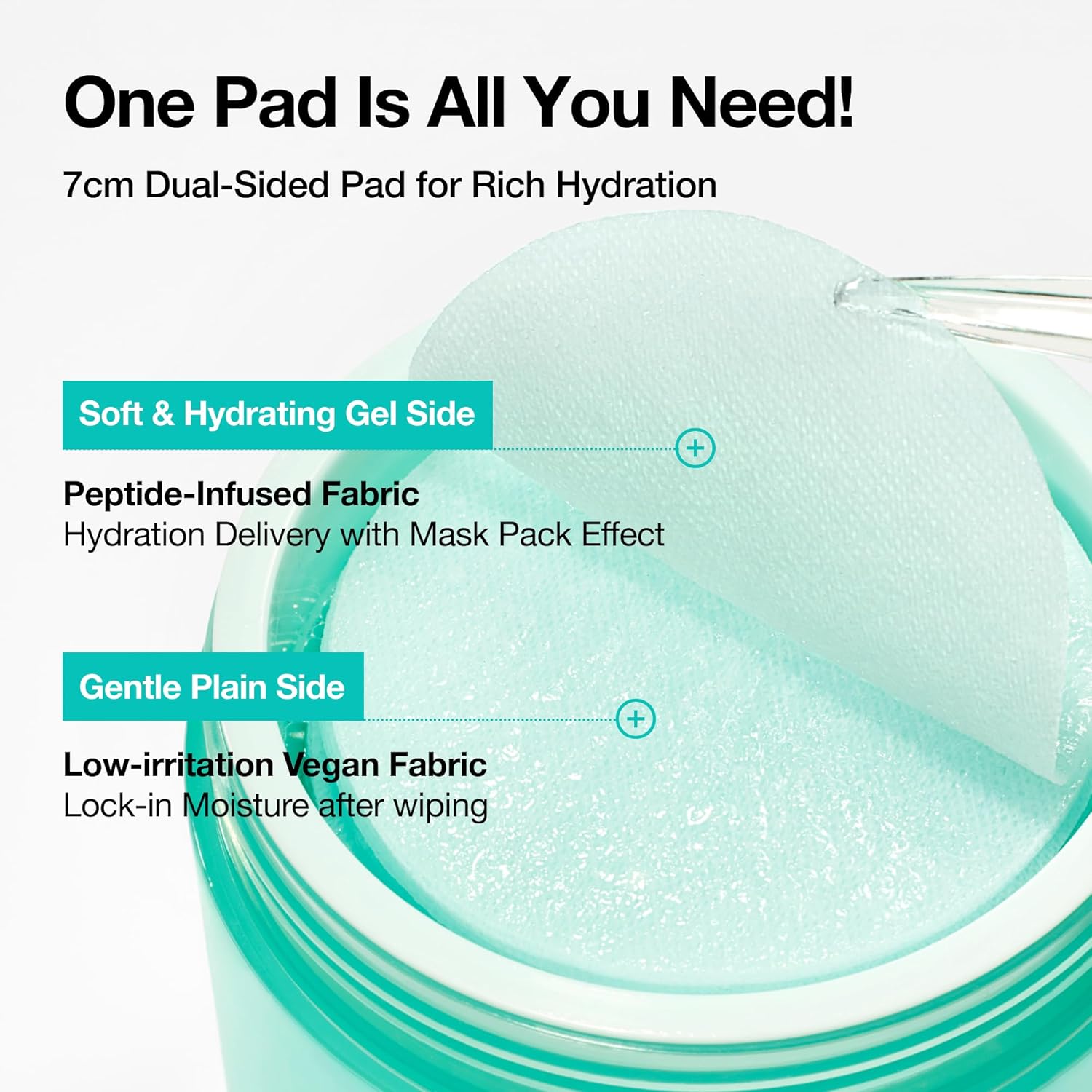 anua pdrn 100 hyaluronic acid glow pad 60 pads