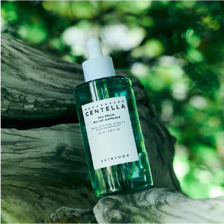 skin1004 tea-trica relief ampoule 100ml – ampoule calmante e restauradora