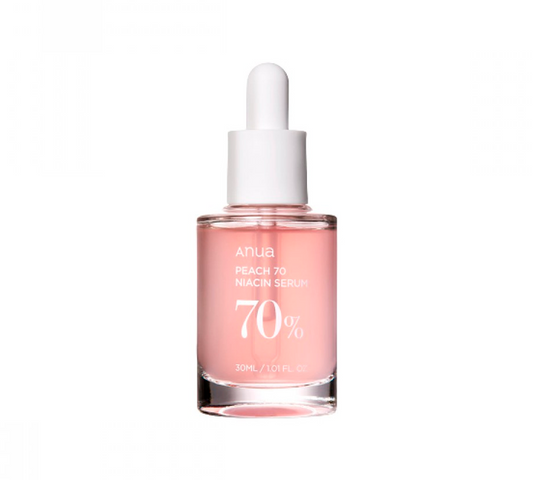 anua sérum facial hidratante pêssego e niacinamida 70% 30ml