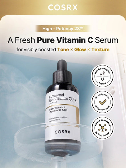 cosrx the vitamin c 23 serum 20ml – sérum antioxidante com vitamina C 23%
