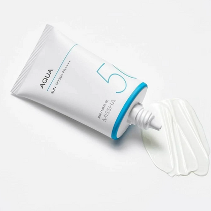 missha all-around safe block aqua sun gel protetor solar hidratante fps 50+ 50ml