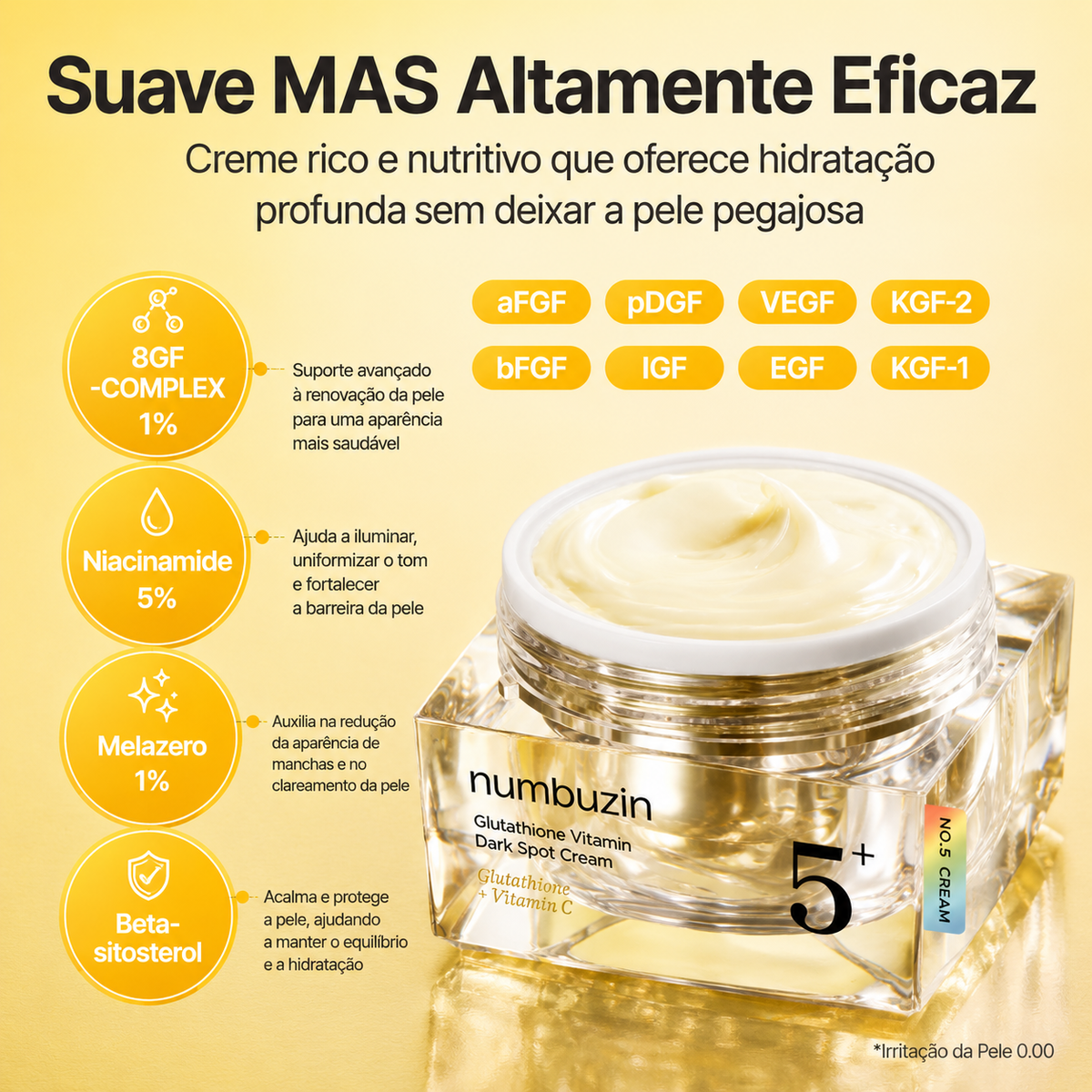 Numbuzin No.5 Vitamin Glutathione Dark Spot Laser Cream 50ml