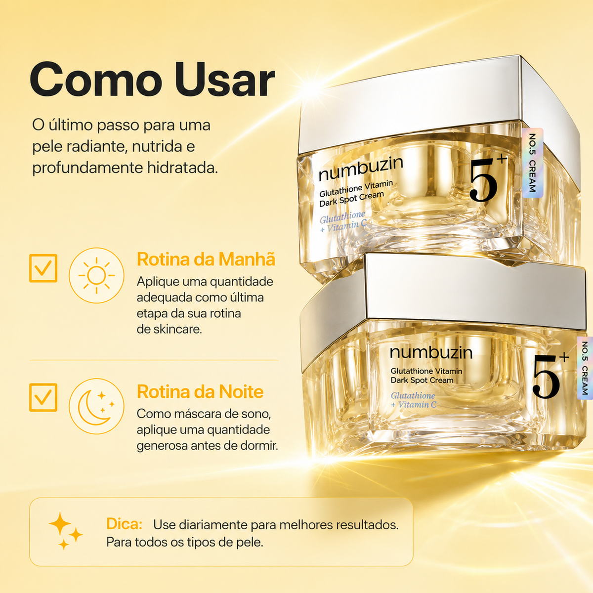 Numbuzin No.5 Vitamin Glutathione Dark Spot Laser Cream 50ml