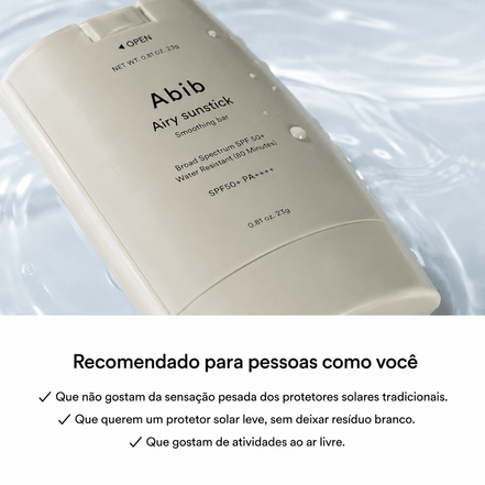 Abib Airy Sunstick Smoothing Bar SPF50+ 23g