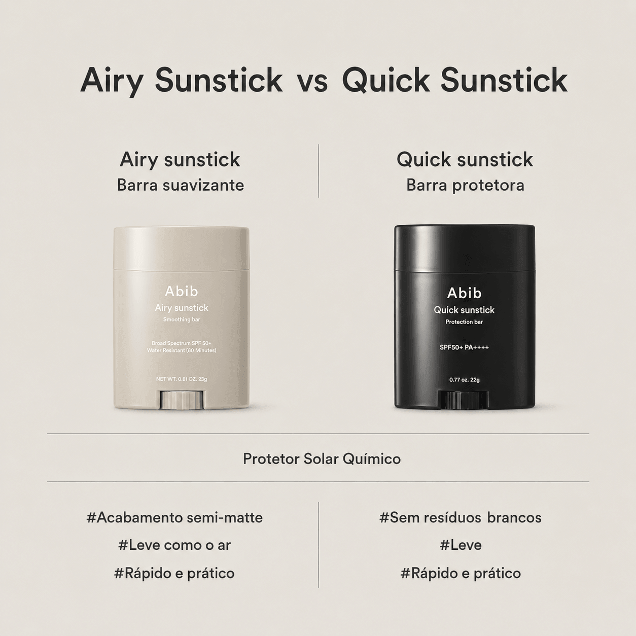 Abib Airy Sunstick Smoothing Bar SPF50+ 23g