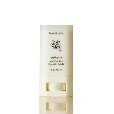 beauty of joseon matte sun stick mugwort + camelia spf50+ 18g