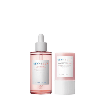 dupla controle de poros skin1004 - sérum poreminizing + máscara argila purificante 100ml/27g