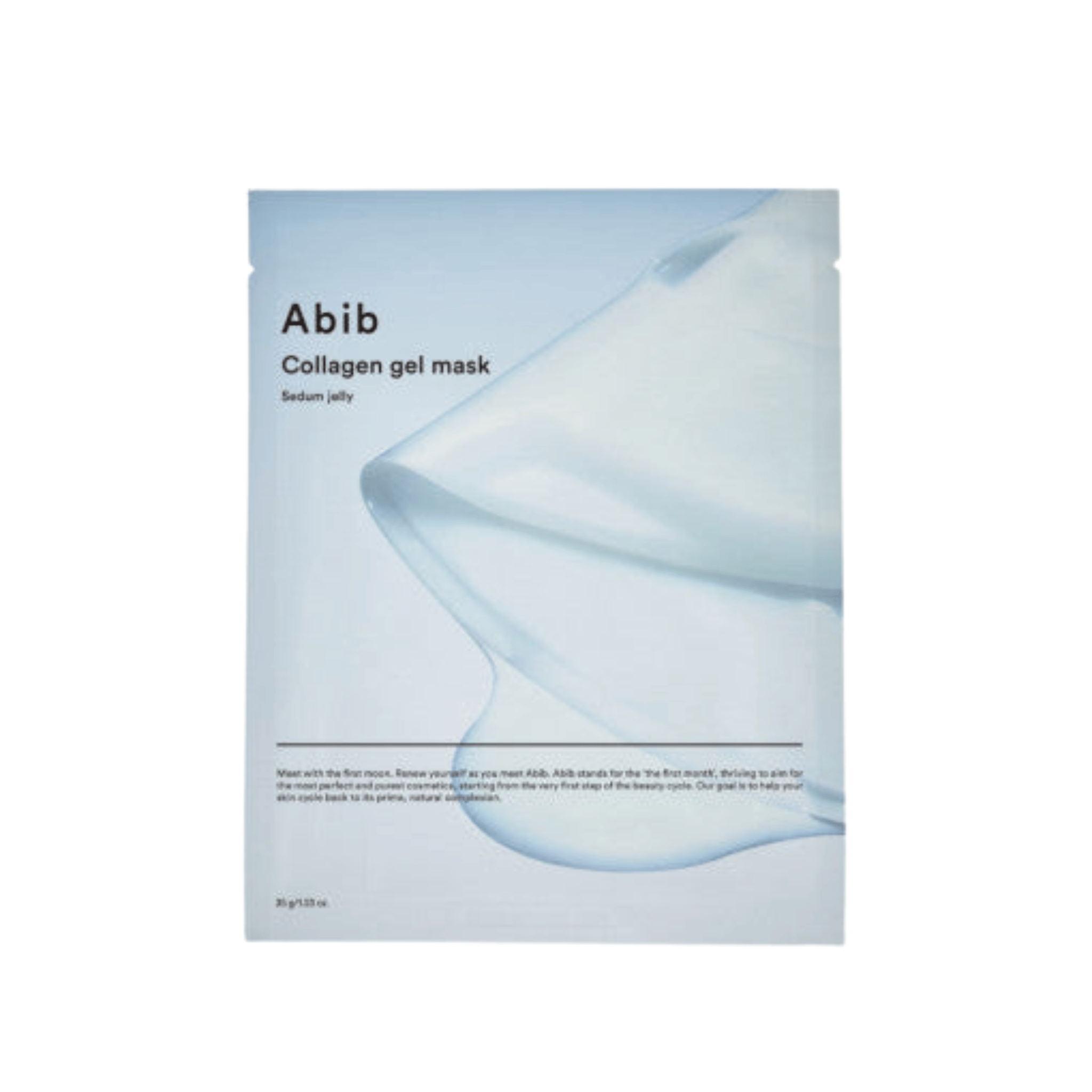 abib collagen gel mask #sedum jelly hidratação e firmeza – 10 máscaras / 35g cada