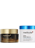 dupla iluminador coreano medicube deep vita c - creme cápsula vitamina c 55g + lenços esfoliantes controle oleosidade e poros zero pore pad 2.0 70ea
