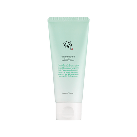 beauty of joseon gel de limpeza facial refrescante green plum refreshing cleanser 100ml