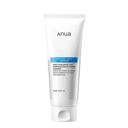 anua gel de limpeza facial com ácido hialurônico 8 150ml