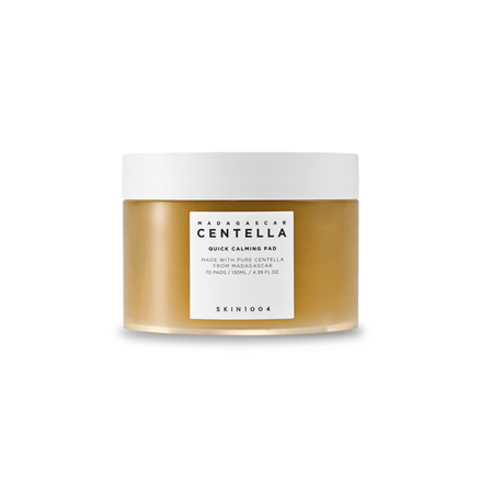 skin1004 discos faciais centella calming pads calmantes 70 unidades