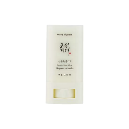 beauty of joseon matte sun stick mugwort + camelia SPF 50+ PA++++ proteção solar matificante e leve – 18g