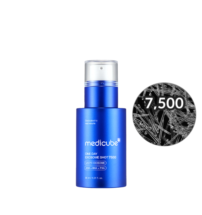 medicube one day exosome shot pore ampoule 7500 30ml