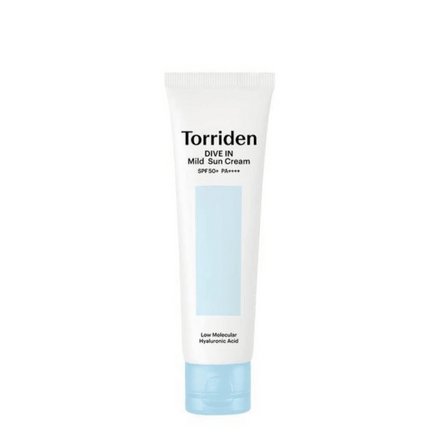 torriden dive-in protetor solar facial spf50 suave 60ml