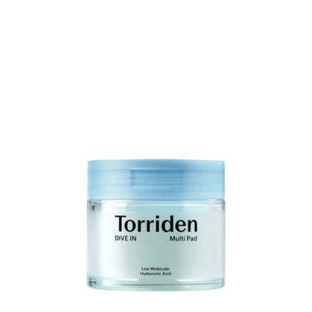 torriden dive-in discos tonificantes hidratação profunda ácido hialurônico 80un