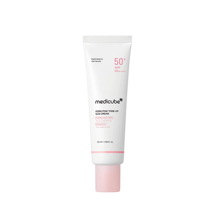 medicube creme solar pdrn pink tone up spf50 50ml