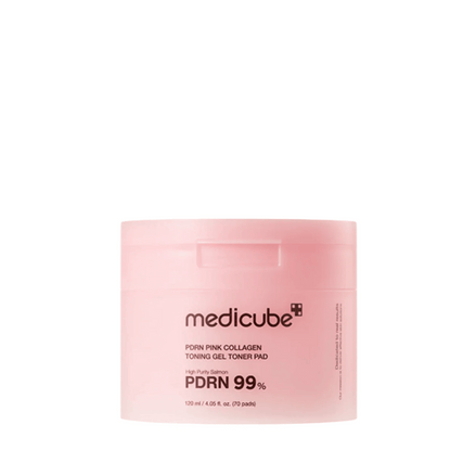 medicube pads tonificantes pdrn pink collagen 70 unidades 120ml