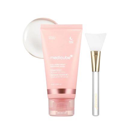medicube máscara noturna colágeno wrapping 75ml