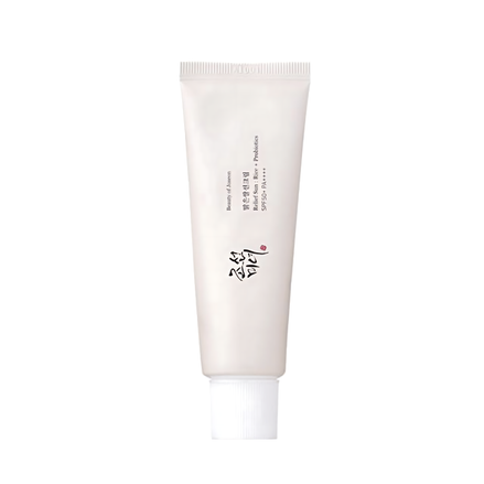 beauty of joseon protetor solar facial calmante relief sun rice + probiotics fps50+ 50ml