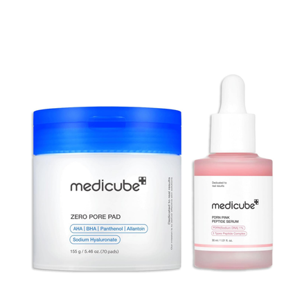 medicube for all skin types duo poros refinados e luminosidade